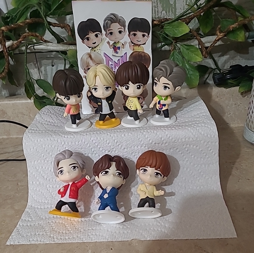 Mc Donalds Tinny Tan Happy Meal Toys Set Of 7